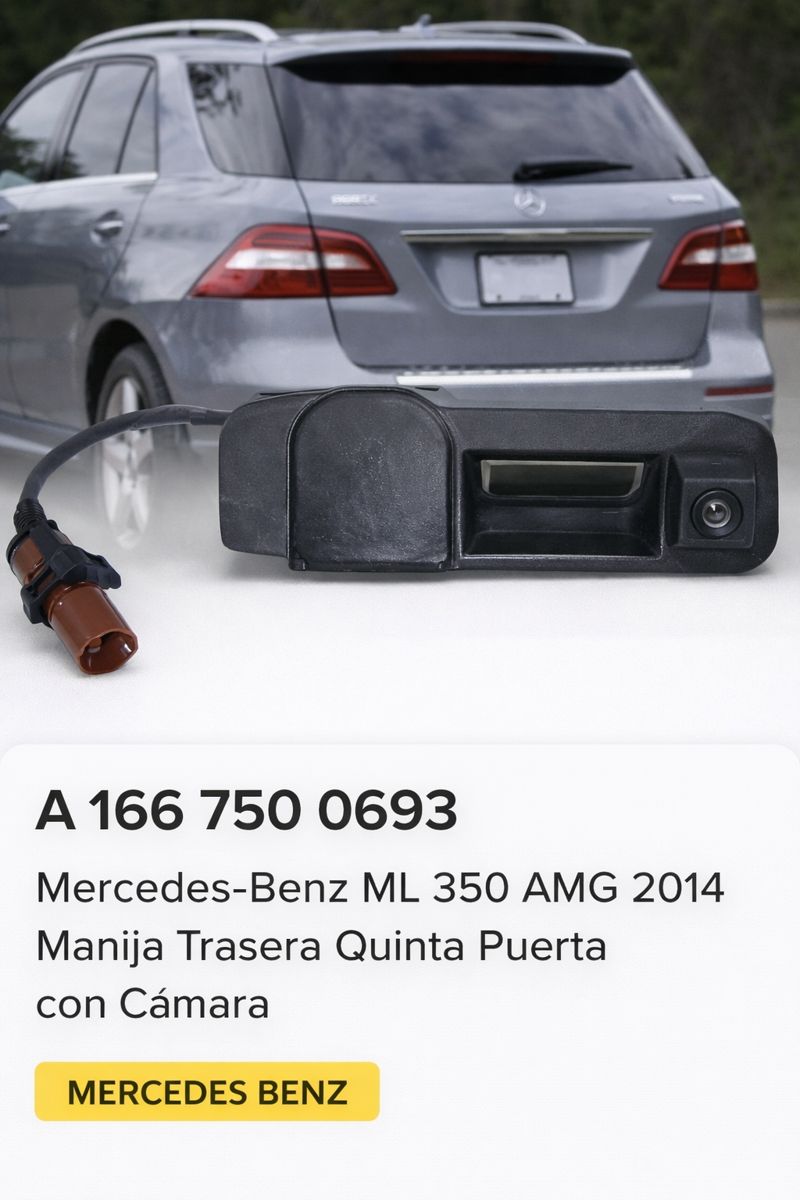 b868fbd8-cba0-4b72-9e6f-fce840fc4486-md Mercedes-benz Ml 350 2014 Manija Trasera Cajuela Con Camara