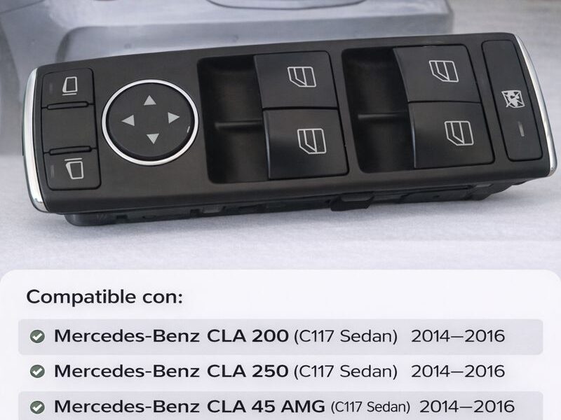d07a6cb8-3307-440e-960e-707ade64f434-md Mercedes-benz Cla 200 2014 Botonera Elevavidrios Ventanas A 009 431 5212