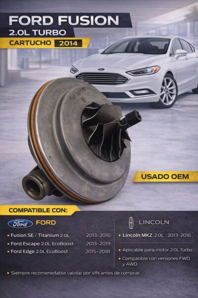 Ford Fusion 2.0l Turbo Cartucho 2014 - Usado Oem