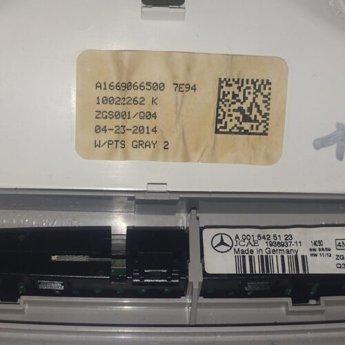 ef9b6447-ee36-4038-b533-de037d152147 Mercedes-benz Ml 350 Amg 2014 Luz Techo Trasera