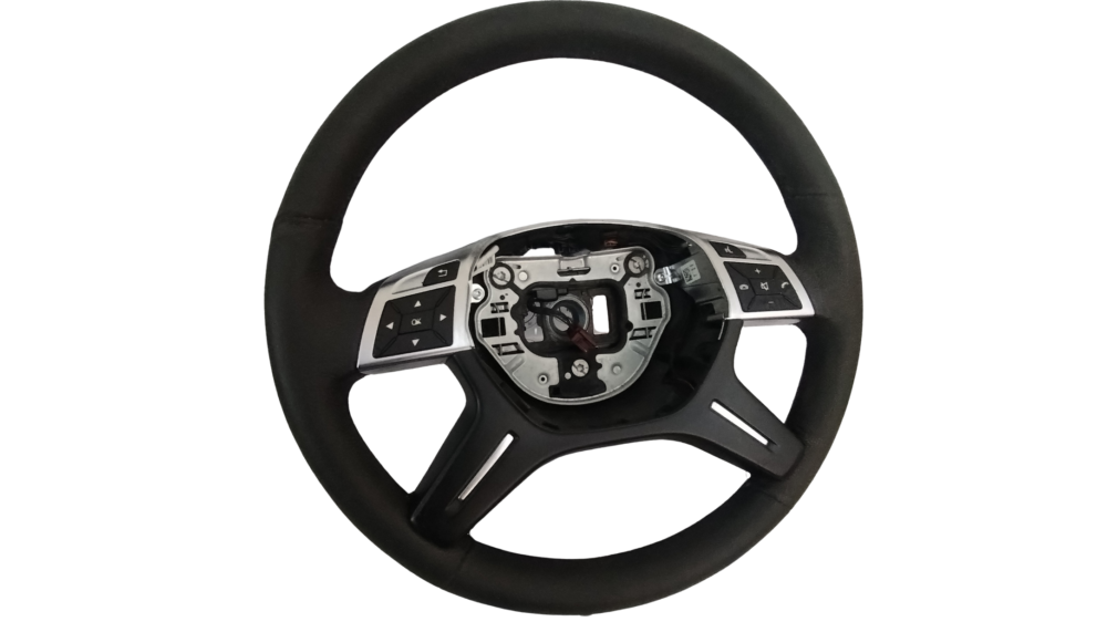 f50fb06c-bc5e-4afb-924c-ee47e6f18d0a Mercedes-benz Ml 350 Amg 2014 Volante Forrado En Piel Oem