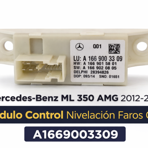 0e74e445-8f48-448f-b1f7-b0cacf6de2db Mercedes-Benz ML 350 AMG 2014 Módulo Control Nivelación Faros OEM A1669003309