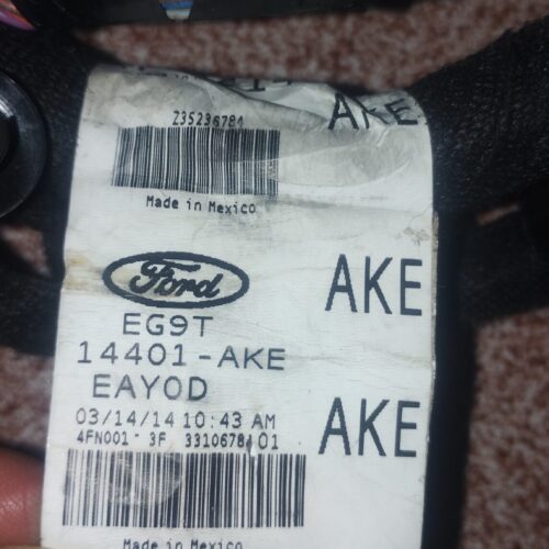 2 Arnés principal de tablero Ford Fusion 2014 EG9T-14401-AKE