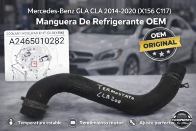 Mercedes-Benz CLA 200 2014 Manguera Radiador Derecha A2465010282