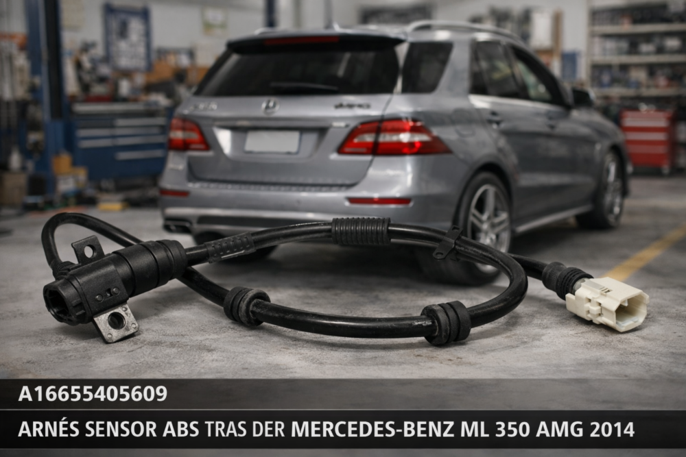 Mercedes-benz Ml 350 2012-2015 Arnés Sensor Abs Tras Derecho