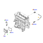 Ford Focus Trend 2.0L 2014 Manguera Vacío CP9Z-6758-B OEM