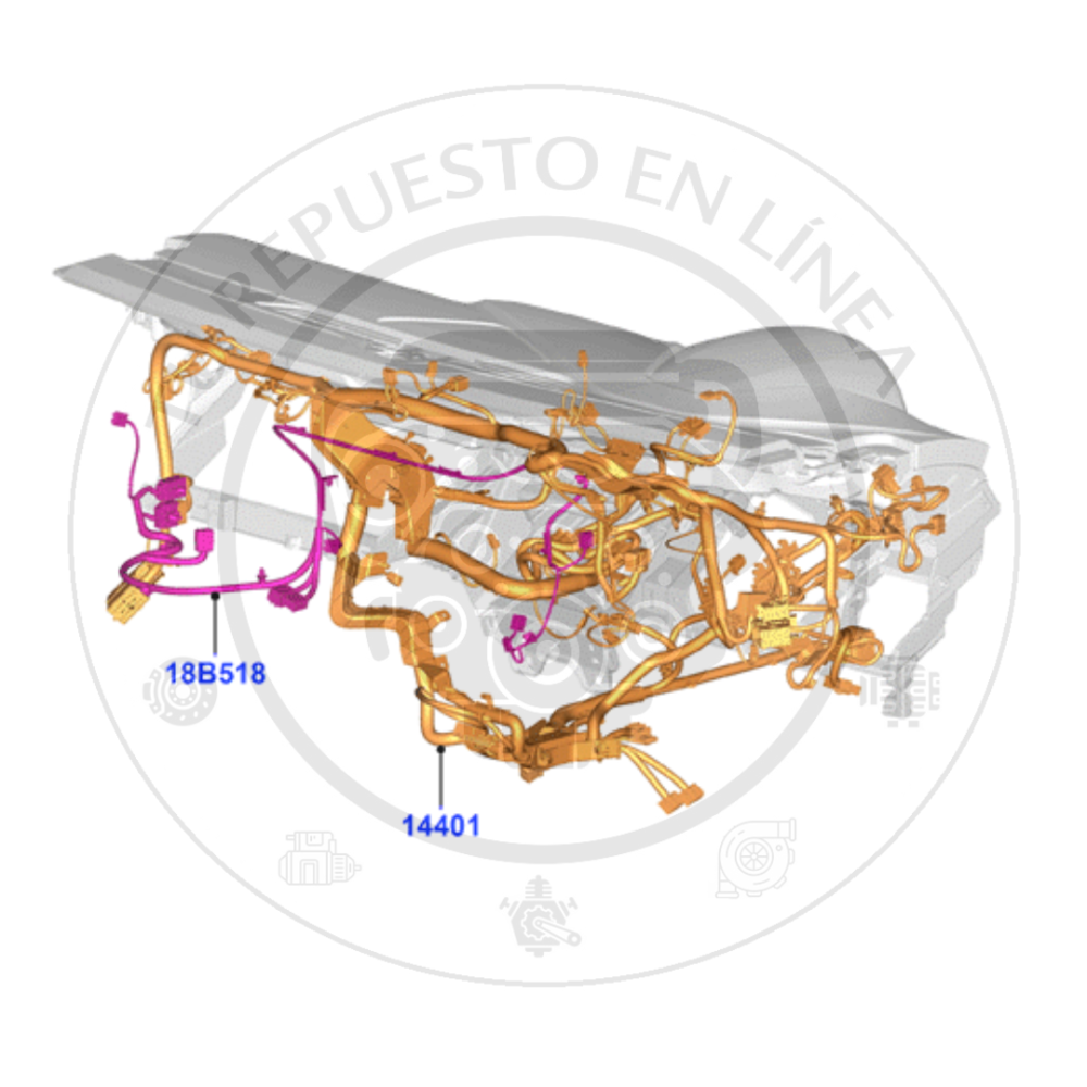 Ford Fusion Titanium 13-16 Arnés Principal Tablero EG9T-14401-AKE