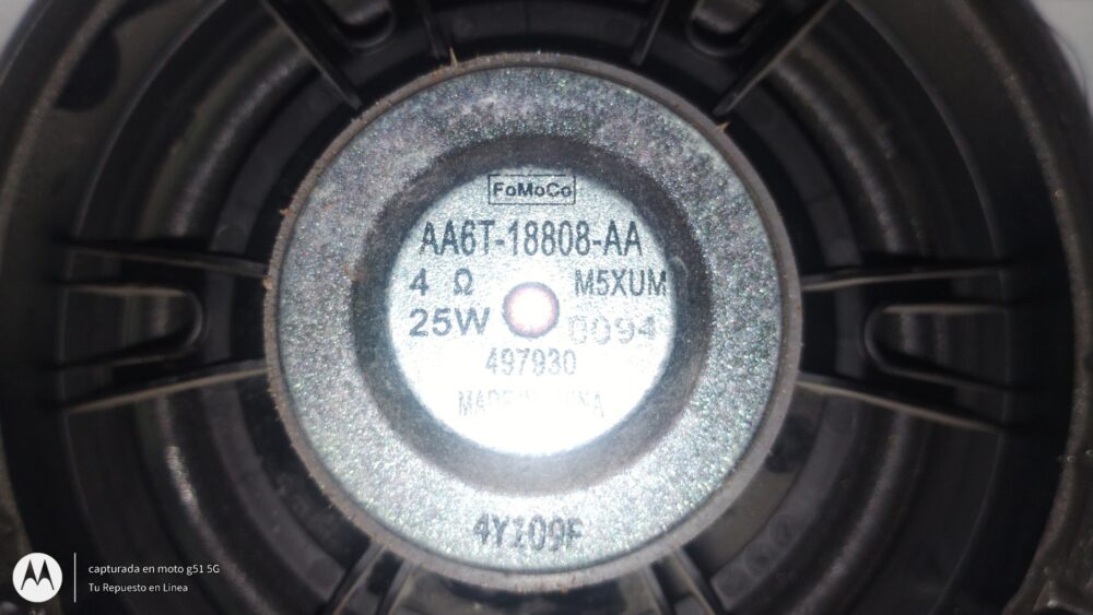 IMG_20250804_142707918 Ford Focus 2014 Bocina Puerta 6.5 Pulgadas Original Oem