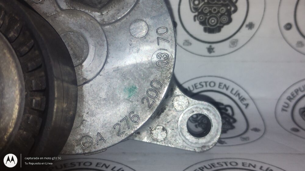 Mercedes-Benz ML350 2014 Tensor Banda Accesorios A2762000370