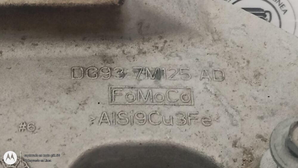 Ford Fusion Titanium 2.0l Soporte De Caja Dg93-7m125-ad Oem