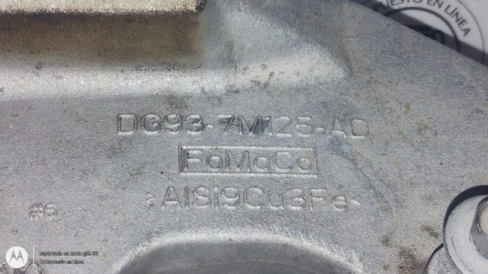 Ford Fusion Titanium 2.0l Soporte De Caja Dg93-7m125-ad Oem