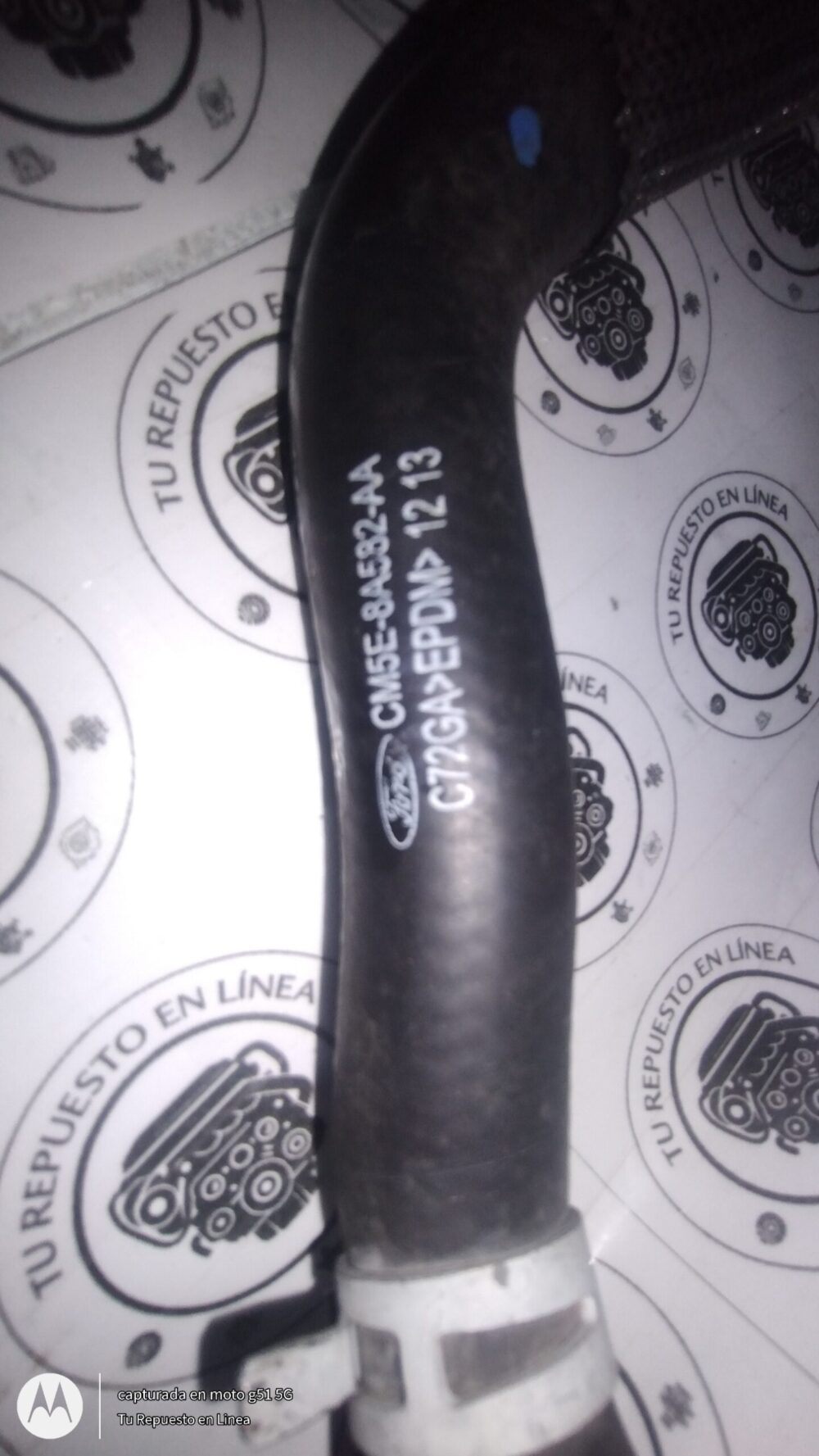 Ford Focus Trend 2.0L 2012-2014 Manguera Adaptador Agua