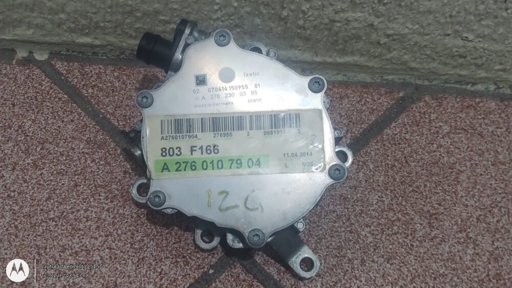 Mercedes-Benz ML 350 AMG 2014 Bomba de Vacío Motor M276 A2760107904