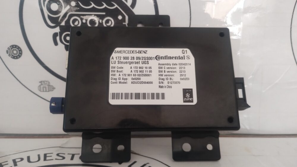 IMG_20260212_115048312 Mercedes-Benz ML 350 AMG 2012-2015 Módulo Comunicación UGS OEM A1729002809