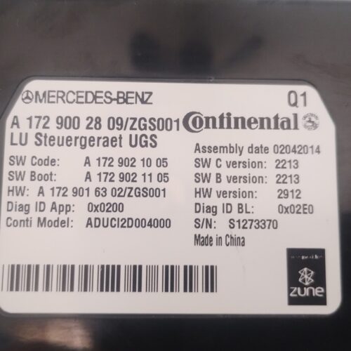 IMG_20260212_115051635 Mercedes-Benz ML 350 AMG 2012-2015 Módulo Comunicación UGS OEM A1729002809