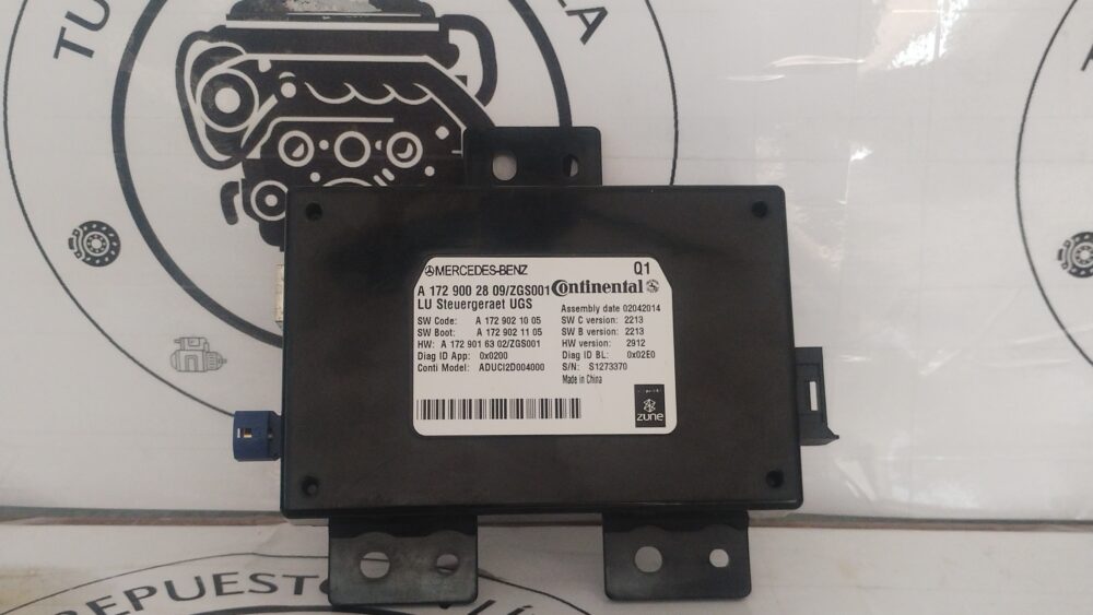 IMG_20260212_115147754 Mercedes-Benz ML 350 AMG 2012-2015 Módulo Comunicación UGS OEM A1729002809
