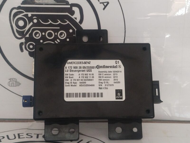 Mercedes-Benz ML 350 AMG 2012-2015 Módulo Comunicación UGS OEM A1729002809