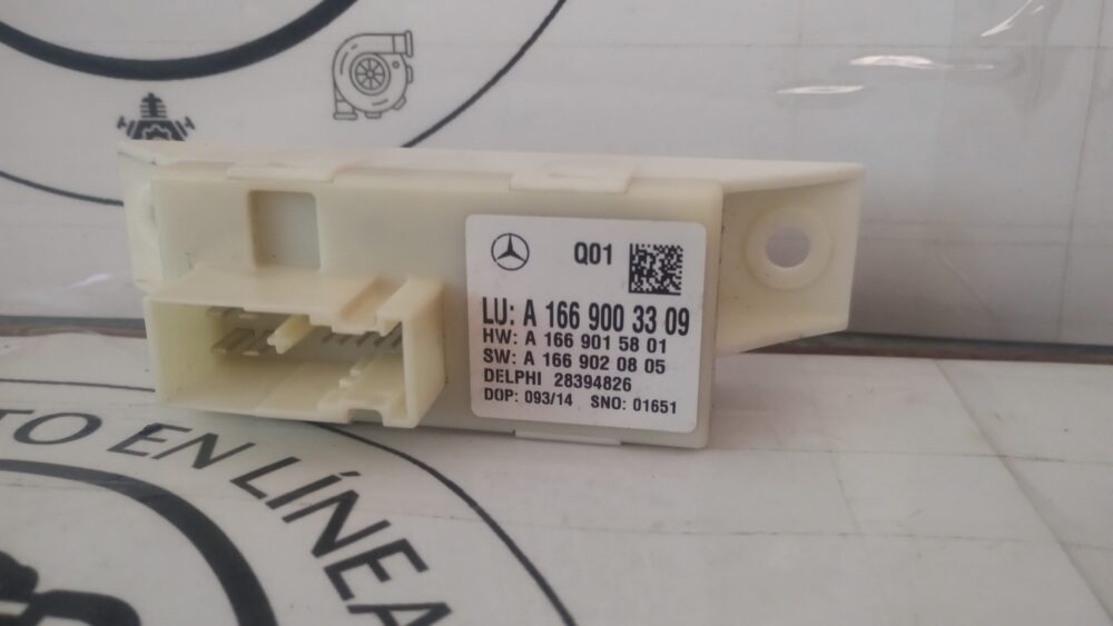 Mercedes-Benz ML 350 AMG 2014 Módulo Control Nivelación Faros OEM A1669003309
