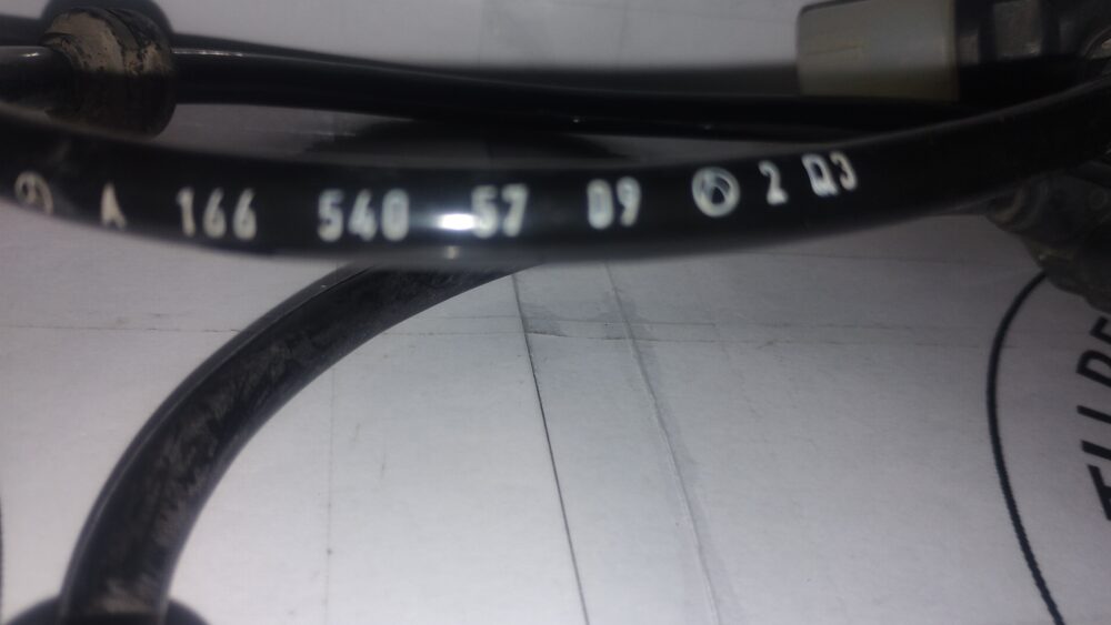 Mercedes-Benz ML GLE GL Arnés Sensor ABS Trasero Izq A1665405709