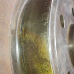 Mercedes-Benz CLA 200 2014 Disco Freno Trasero Izquierdo Con Maza OEM A2463340006