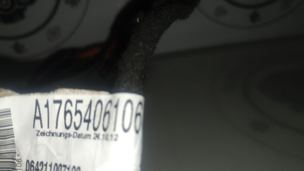 Mercedes-Benz CLA 200 13-16 Arnés Multimedia Consola OEM A1765406106