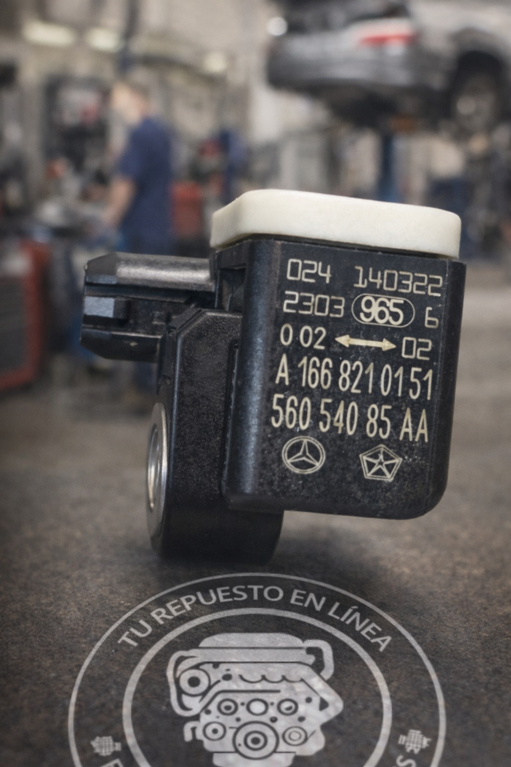 Mercedes-Benz ML 350 AMG 2012-2015 Sensor Impacto Airbag OEM A1668210151