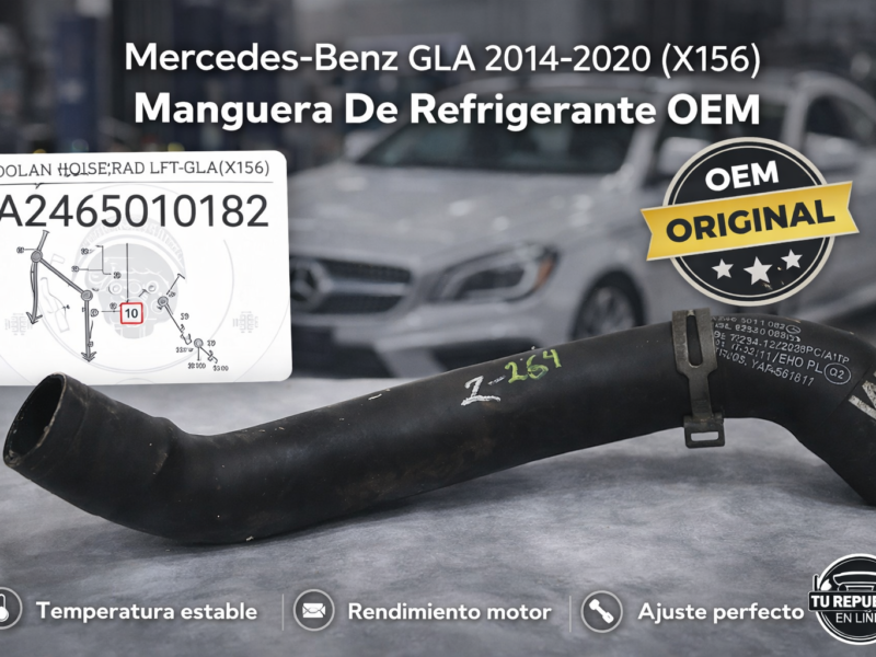 de207fc7-7280-45a6-91cd-cc46a7cf147a Mercedes-Benz CLA 200 2013-2016 Manguera Radiador Izq A2465010182