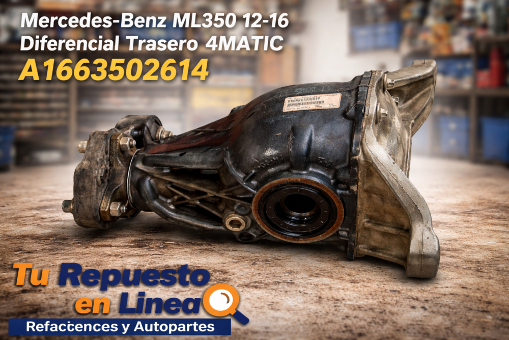 Mercedes-Benz ML350 12-15 Diferencial Trasero 4MATIC A1663502614