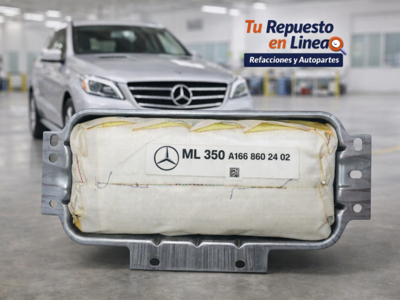 e5ece07b-0512-41ff-9b77-8a53b97771b9 Mercedes-Benz ML 350 AMG 12-15 Bolsa Aire Tablero Pasajero OEM A1668602402
