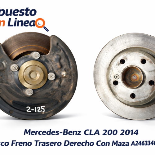 ec8defb0-9938-40e0-b3da-d0de4ddec21f Mercedes-Benz CLA 200 2014 Disco Freno Trasero Derecho Con Maza OEM A2463340006