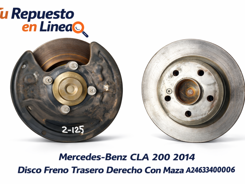 ec8defb0-9938-40e0-b3da-d0de4ddec21f Mercedes-Benz CLA 200 2014 Disco Freno Trasero Derecho Con Maza OEM A2463340006