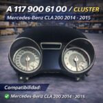 Mercedes-benz Cla 200 2013-2016 Velocímetro A1179006100