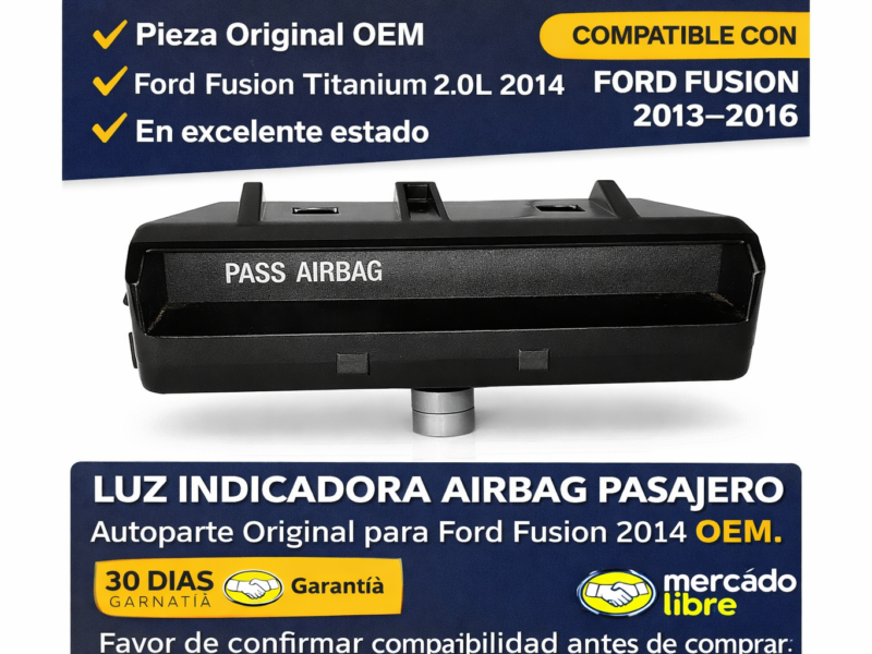 Ford Fusion 2014 Luz Indicadora Airbag Pasajero Oem DS73-14B418-BDW