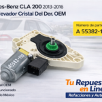 Mercedes-Benz CLA 200 13-16 Motor Elevador Cristal Del Der OEM