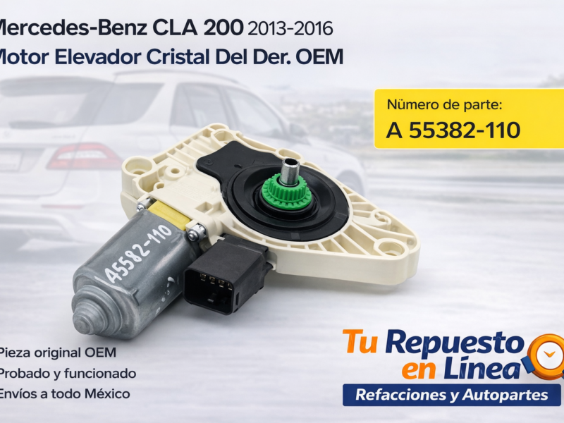 12e98ee4-b1e2-477f-a30e-8d4dd2ce4401 Mercedes-Benz CLA 200 13-16 Motor Elevador Cristal Del Der OEM