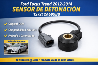 Ford Focus Trend 2012-2014 Sensor De Detonación 1s7z12a699bb