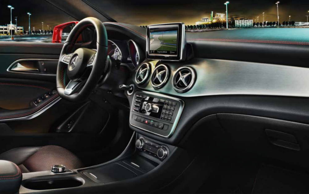 Diseño sin título Mercedes-benz Cla 200 Portavasos Central/modulo Para Estereo