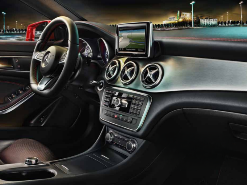 Diseño sin título Mercedes-benz Cla 200 Portavasos Central/modulo Para Estereo