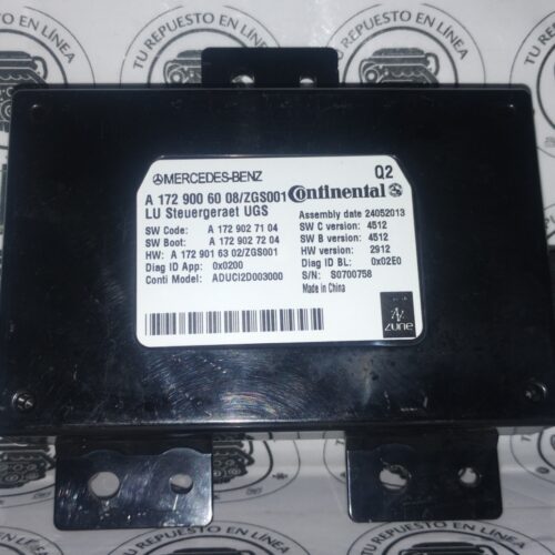 IMG_20250815_200735186 Mercedes-benz Cla 200 2014 Módulo Control Comunicaciones A 172 900 6008/ ZG
