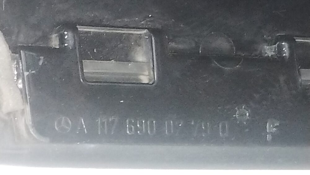 Mercedes-benz Cla 200 2014-2019 Moldura Pilar B Exterior Rh A117 690 0279