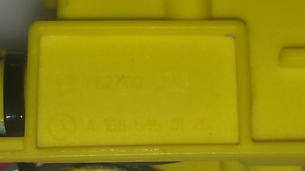 Mercedes-Benz CLA 200 13-16 Conector Airbag SRS A1665450126