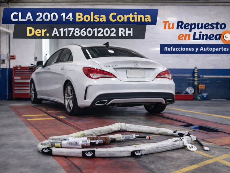 b70479e8-46e7-4fa5-8a25-f924df7d7a97 Mercedes-benz Cla 200 2014 Bolsa De Aire Cortina A1178601202