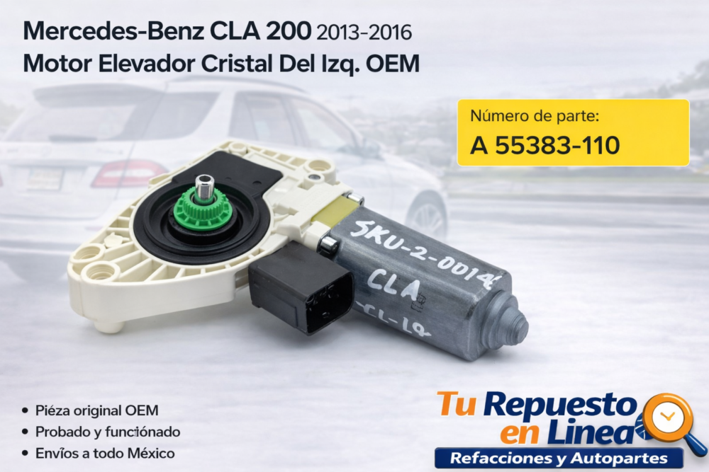 Mercedes-benz Cla 200 13-16 Motor Elevador Cristal Del Izq