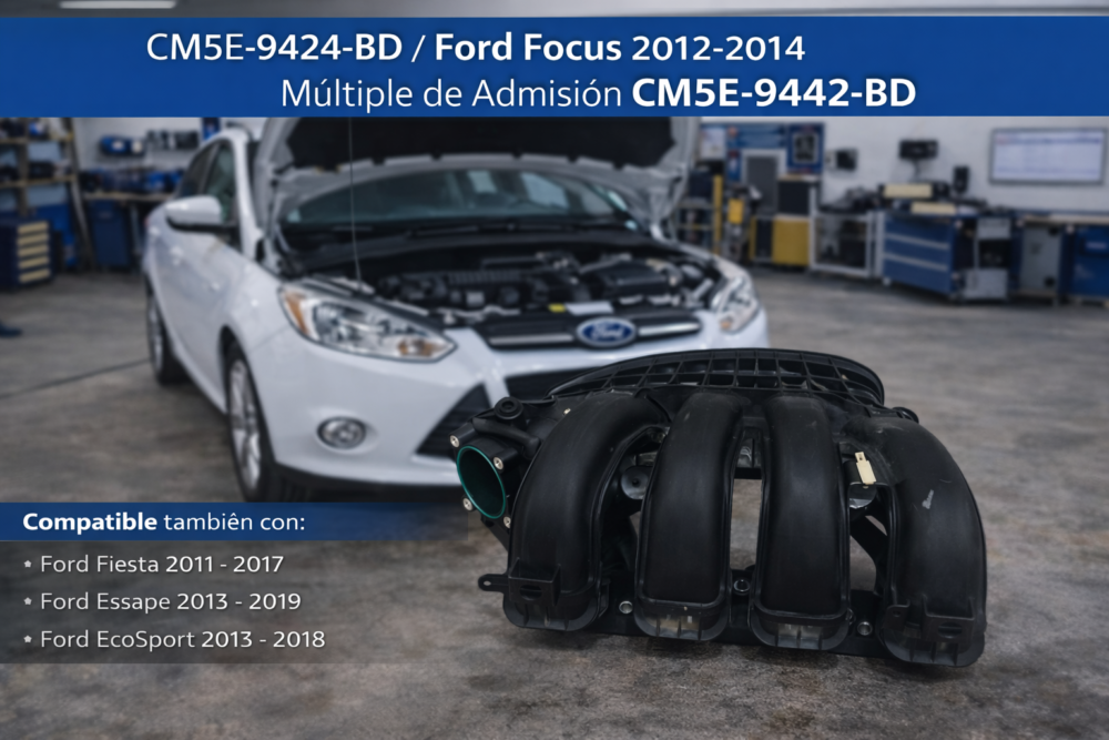 Ford Focus 2012-2014 Múltiple De Admisión Cm5e-9424-bd