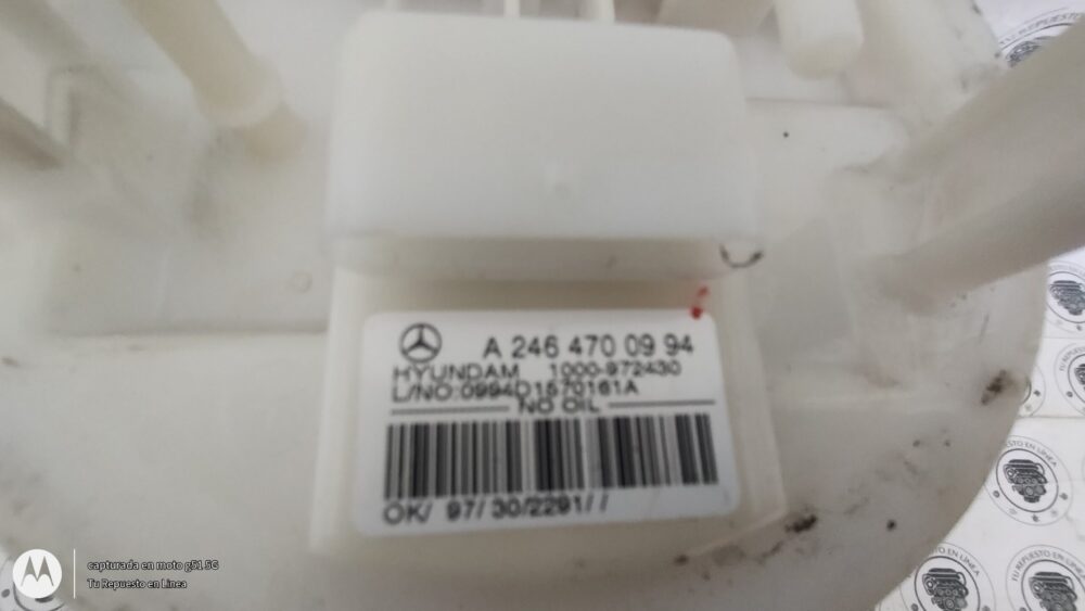 Mercedes-benz Cla 200 2014 Bomba Gasolina A2464700994