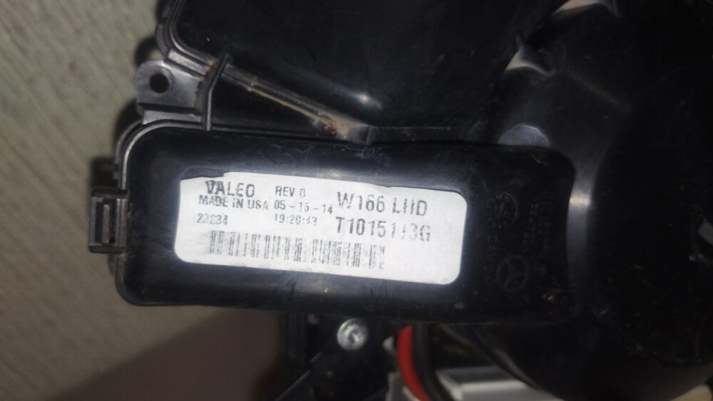 Mercedes-benz Ml 350 Amg 2014 Motor Soplador A/c A1669066100