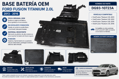a5677b7f-1ad7-40dc-8333-cb3dd537ff56 Ford Fusion Titanium 2.0l 2013-2016 Base Batería Dg93-10723a