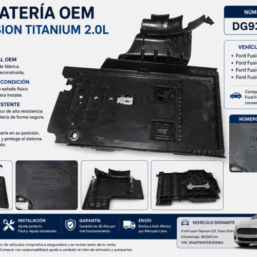 a5677b7f-1ad7-40dc-8333-cb3dd537ff56 Ford Fusion Titanium 2.0l 2013-2016 Base Batería Dg93-10723a