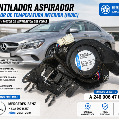 Mercedes-benz Cla 200 Blower Ventilador Clima A2469064700