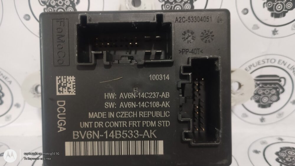 IMG_20250606_231647350 Ford Focus 2.0l 2014 Módulo Puerta Del Izq Bv6n14b533ak